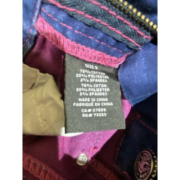 Wax Jean Blue Jeans women Size 9/31 distressed - Picture 11 of 12